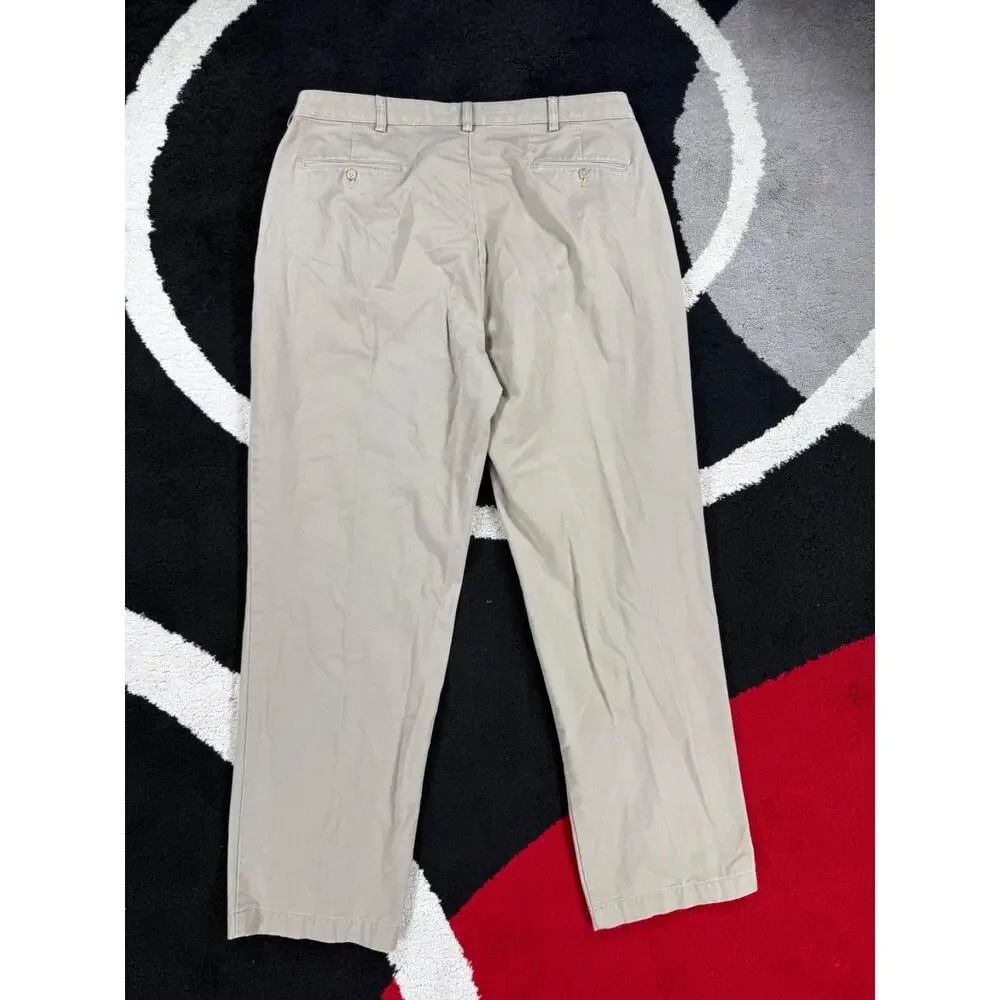 Polo Ralph Lauren Pants Mens 36x32 Andrew Pant Tan Chino Casual Cotton Preppy